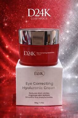 D24K Cosmetics - Eye Correcting Hyaluronic Cream - 1.7 oz/ 50 g